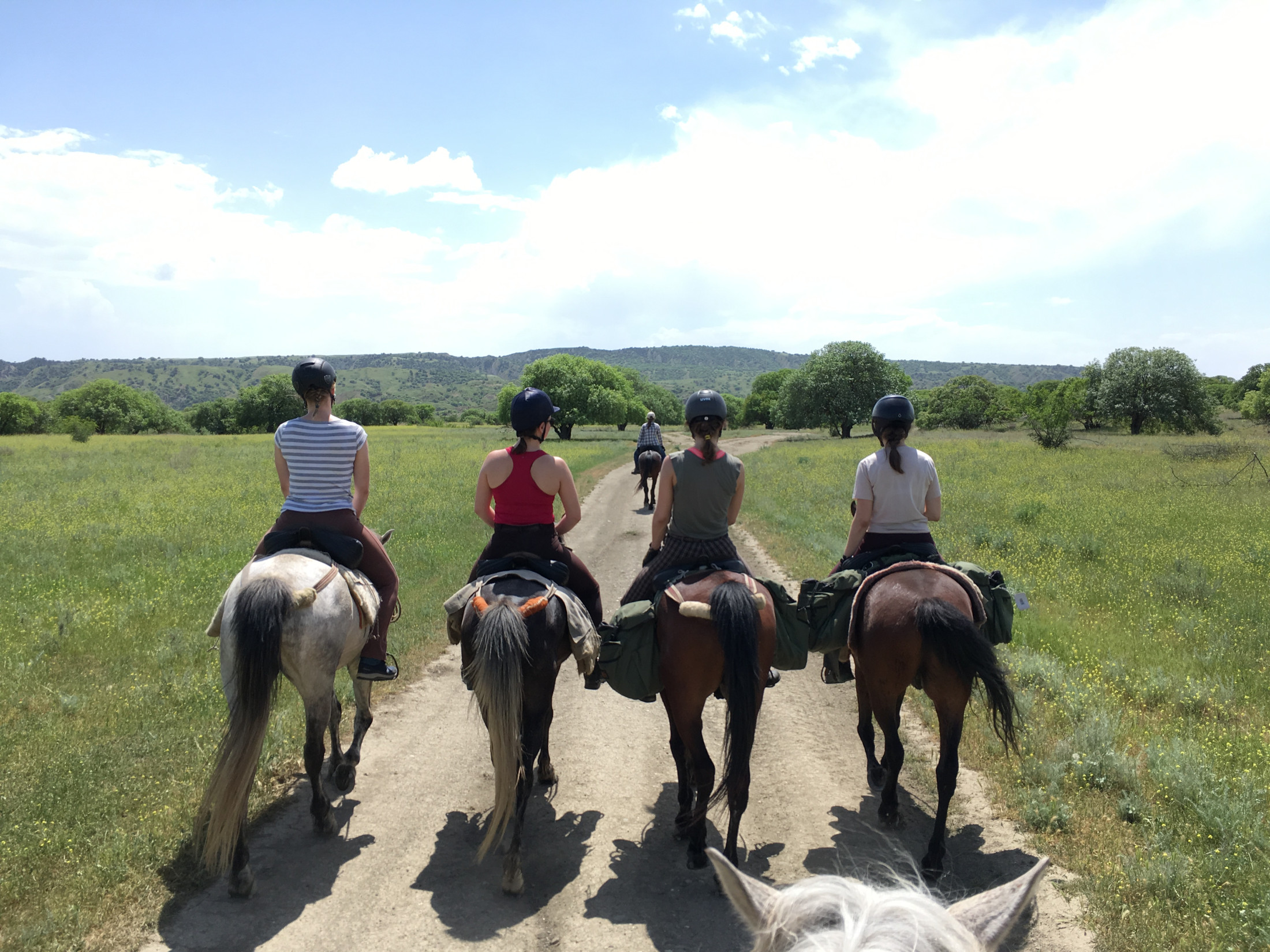 Horse riding from Vashlovani NP to David-Gareja monastery